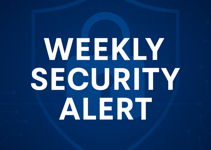 Weekly Security Alert